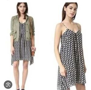 Madewell Silk Trapeze Cami Dress In Bloomstamp Print Size XS